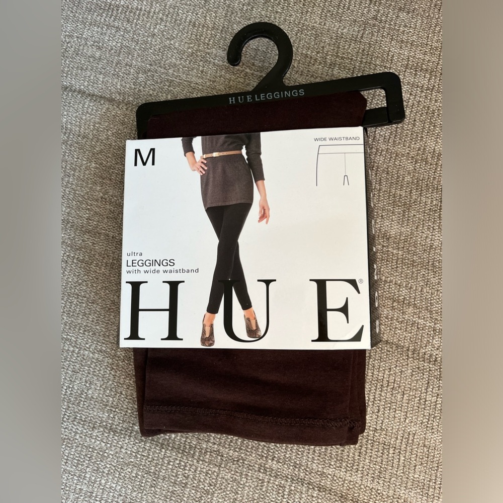 NEW HUE ultra leggings with wide waistband in espresso (rich brown) - Picture 5 of 6